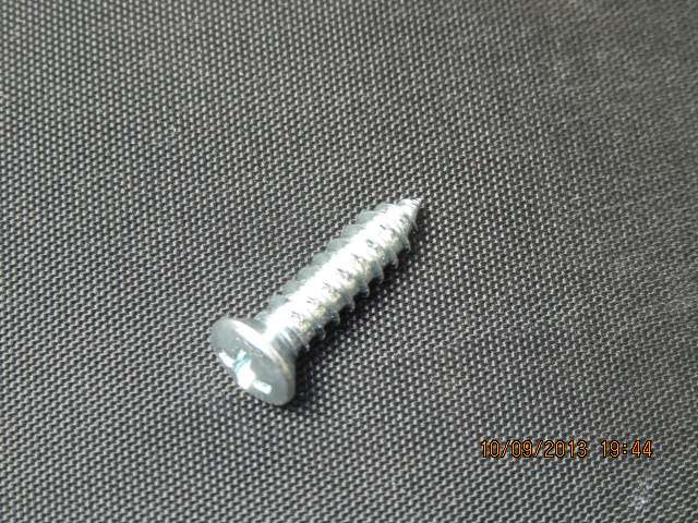 (image for) #8 X 3/4 W/#6 OVAL HEAD , TAPPING SCREW ZINC 10PC